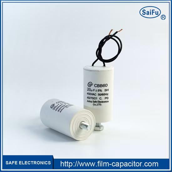 Cbb65 Wechselstrommotor-Betriebskondensator, geeignet für Klimaanlage 370/450 V
