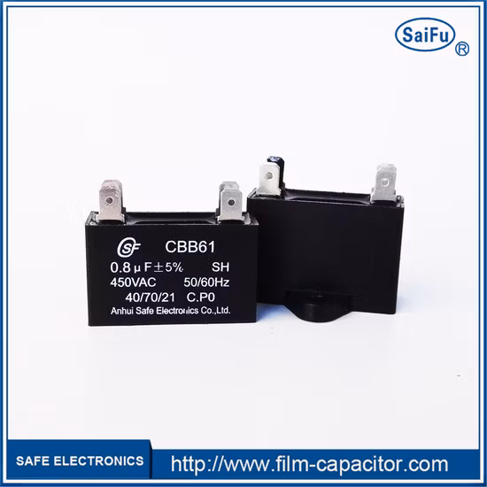 1 UF bis 100 UF Cbb65 Motorbetriebskondensatoren AC 450 VAC Wasserpumpenmotor-Startkondensator